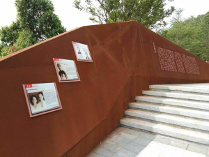 红古耐候钢挡土墙